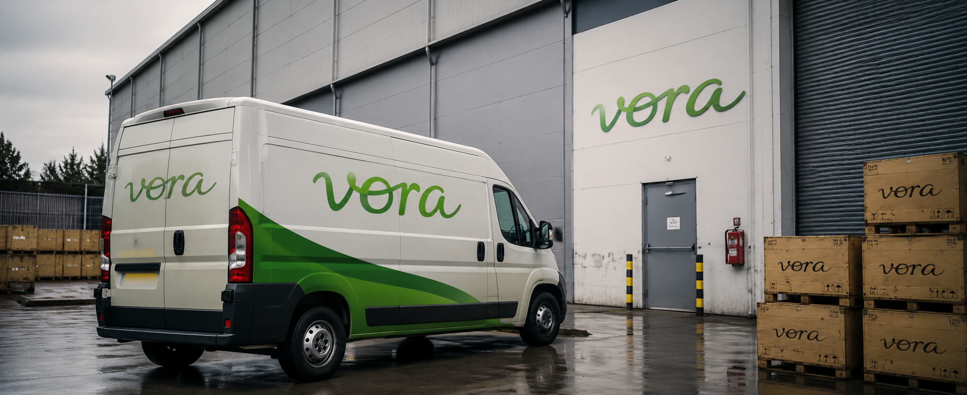 A VORA liveried collection vehicle